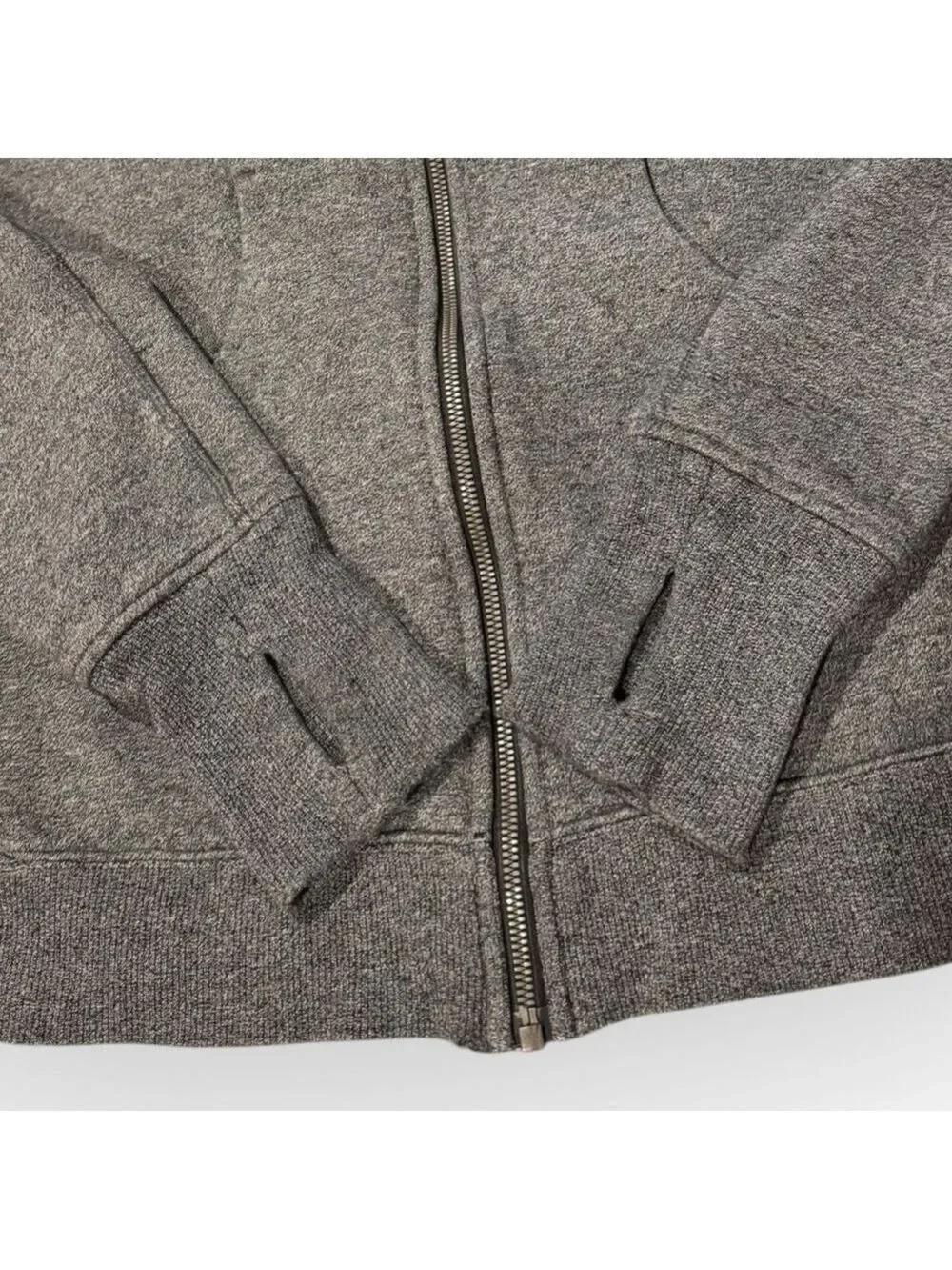 Lululemon Scuba Full Zip Hoodie Heather Gray Women's Size 10